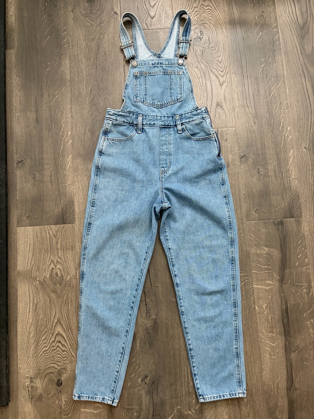 Levi's Light Blue Denim Overalls with Side Zipper